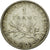 Munten, Frankrijk, Semeuse, Franc, 1909, FR+, Zilver, Gadoury:467