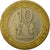 Moeda, Quénia, 10 Shillings, 1994, British Royal Mint, EF(40-45), Bimetálico