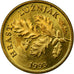 Moneta, Chorwacja, 5 Lipa, 1993, AU(55-58), Mosiądz platerowany stalą, KM:5