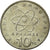 Moneta, Grecia, Democritus, 10 Drachmes, 1992, BB, Rame-nichel, KM:132