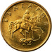 Munten, Bulgarije, 5 Stotinki, 2000, UNC-, Brass plated steel, KM:239a