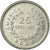 Moneda, Costa Rica, 25 Centimos, 1986, MBC, Aluminio, KM:188.3