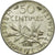 Moneta, Francja, Semeuse, 50 Centimes, 1912, AU(55-58), Srebro, Gadoury:420