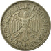 Coin, GERMANY - FEDERAL REPUBLIC, Mark, 1950, Munich, EF(40-45), Copper-nickel