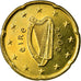 IRELAND REPUBLIC, 20 Euro Cent, 2002, AU(55-58), Brass, KM:36