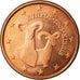 Chipre, 5 Euro Cent, 2008, AU(55-58), Aço Cromado a Cobre, KM:80