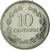 Munten, El Salvador, 10 Centavos, 1987, British Royal Mint, PR, Stainless Steel