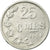 Munten, Luxemburg, 25 Centimes, 1954, ZF, Aluminium, KM:45a.1