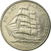 Coin, Poland, 50th Anniversary - Training Ship Daru Pomorza, 20 Zlotych, 1980