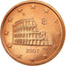 Italie, 5 Euro Cent, 2007, SUP, Copper Plated Steel, KM:212