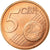 Italia, 5 Euro Cent, 2007, SPL-, Acciaio placcato rame, KM:212