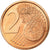 Italia, 2 Euro Cent, 2007, BB, Acciaio placcato rame, KM:211