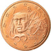 France, 2 Euro Cent, 2008, AU(55-58), Copper Plated Steel, Gadoury:2, KM:1283