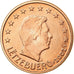 Luxemburgo, 5 Euro Cent, 2002, EF(40-45), Aço Cromado a Cobre, KM:77