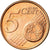 Finland, 5 Euro Cent, 2001, ZF, Copper Plated Steel, KM:100