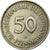 Moneta, GERMANIA - REPUBBLICA FEDERALE, 50 Pfennig, 1982, Hamburg, BB