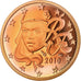 Francja, 2 Euro Cent, 2010, Paris, BE, MS(65-70), Miedź platerowana stalą