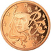 Frankreich, Euro Cent, 2006, STGL, Copper Plated Steel, KM:1282