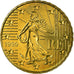 Francia, 10 Euro Cent, 1999, SPL-, Ottone, KM:1285