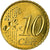 France, 10 Euro Cent, 1999, AU(55-58), Brass, KM:1285