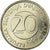 Coin, Slovenia, 20 Tolarjev, 2003, Kremnica, AU(55-58), Copper-nickel, KM:51
