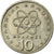 Moneta, Grecia, Democritus, 10 Drachmes, 1998, BB, Rame-nichel, KM:132