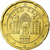 Austria, 20 Euro Cent, 2005, Vienna, AU(55-58), Mosiądz, KM:3086