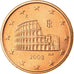 Włochy, 5 Euro Cent, 2008, Rome, MS(63), Miedź platerowana stalą, KM:212