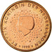 Países Baixos, 5 Euro Cent, 1999, EF(40-45), Aço Cromado a Cobre, KM:236