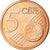 Luxemburgo, 5 Euro Cent, 2007, AU(55-58), Aço Cromado a Cobre, KM:77