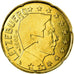Luxemburgo, 20 Euro Cent, 2008, EBC, Latón, KM:90