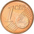 Luxemburgo, Euro Cent, 2008, AU(55-58), Aço Cromado a Cobre, KM:75