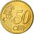 REPÚBLICA DE IRLANDA, 50 Euro Cent, 2005, EBC, Latón, KM:37