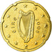 IRELAND REPUBLIC, 20 Euro Cent, 2008, VZ, Messing, KM:48