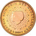 Países Baixos, Euro Cent, 2004, AU(55-58), Aço Cromado a Cobre, KM:234