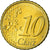 Finlândia, 10 Euro Cent, 2004, AU(55-58), Latão, KM:101