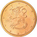 Finlandia, 2 Euro Cent, 2004, Vantaa, AU(55-58), Miedź platerowana stalą