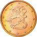 Finlandia, 2 Euro Cent, 2005, Vantaa, AU(55-58), Miedź platerowana stalą