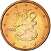 Finland, Euro Cent, 2005, AU(55-58), Copper Plated Steel, KM:98