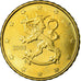 Finlandia, 10 Euro Cent, 2008, Vantaa, AU(55-58), Mosiądz, KM:126