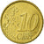 Hiszpania, 10 Euro Cent, 2000, Madrid, EF(40-45), Mosiądz, KM:1043