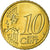 Hiszpania, 10 Euro Cent, 2007, Madrid, AU(55-58), Mosiądz, KM:1070