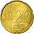 Hiszpania, 20 Euro Cent, 2008, Madrid, AU(55-58), Mosiądz, KM:1071