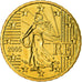 França, 10 Euro Cent, 2005, AU(55-58), Latão, Gadoury:4a, KM:1285