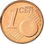 Cypr, Euro Cent, 2009, AU(55-58), Miedź platerowana stalą, KM:78
