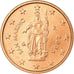 San Marino, 2 Euro Cent, 2006, UNZ, Copper Plated Steel, KM:441