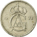 Munten, Zweden, Gustaf VI, 10 Öre, 1972, FR+, Copper-nickel, KM:835