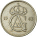 Munten, Zweden, Gustaf VI, 50 Öre, 1963, ZF, Copper-nickel, KM:837