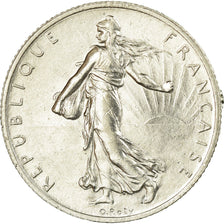 Moneda, Francia, Semeuse, 2 Francs, 1914, Paris, MBC, Plata, KM:845.1