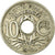 Moneda, Francia, Lindauer, 10 Centimes, 1934, Paris, MBC, Cobre - níquel